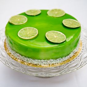 Torta limetkový mousse