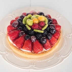 Tartaletka s krémom a ovocím