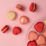 Srdiečkové macarons mix